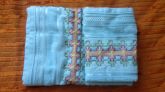 conjunto toalha bordada