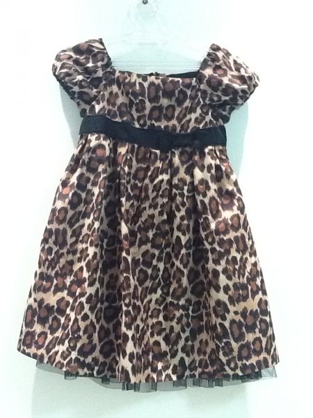 vestido de onça Gap