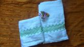conjunto Toalha bordada
